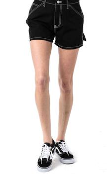 迪克斯, DICKIES | (J6026TW) High Rise Carpenter Shorts - Black商品图片 5.1折