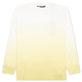 推荐Gradient Overlogo L/S Tee - Yellow/White商品