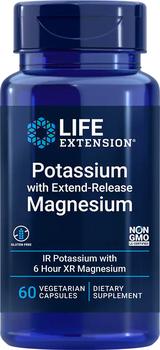 商品Life Extension Potassium with Extend-Release Magnesium (60 Capsules, Vegetarian)图片