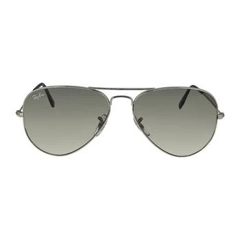 推荐Aviator Light Grey Gradient Unisex Sunglasses RB3025 003/32 58商品