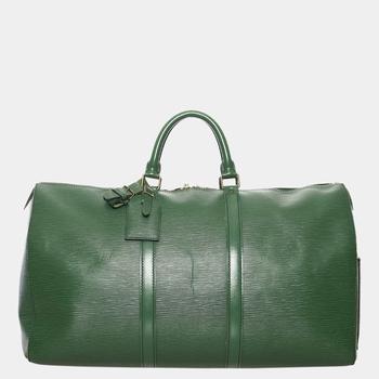 美国lv, Louis Vuitton | Louis Vuitton Green Epi Keepall 50商品图片 9折