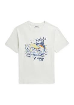 Ralph Lauren | Lauren Childrenswear Boys 8 20 Marlin Graphic Cotton Jersey T Shirt,商家Belk,价格¥152