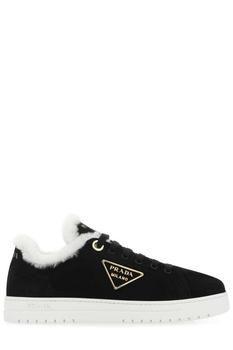 Prada | Prada Logo Plaque Low-Top Sneakers商品图片,