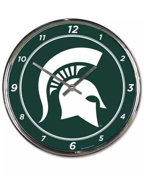 Wincraft | Michigan State Spartans Chrome Wall Clock,商家Macy's,价格¥262