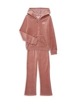 推荐Girl’s 2-Piece Velour Track Set商品