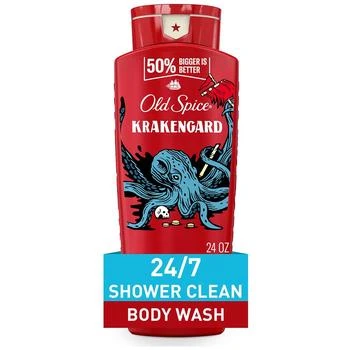Old Spice | Cleansing Body Wash for Men, 24/7 Shower Clean Krakengard, Deep Ocean,商家Walgreens,价格¥65