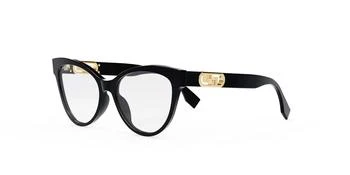 Fendi | Demo Cat Eye Ladies Eyeglasses FE50026I 001 53,商家Jomashop,价格¥954