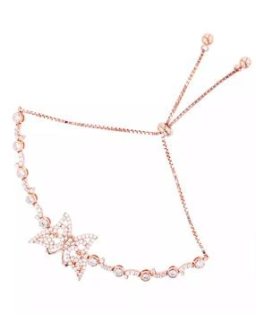 Macy's | Cubic Zirconia Butterfly Adjustable Bolo Bracelet in Sterling Silver (Also in 14k Gold Over Silver or 14k Rose Gold Over Silver),商家Macy's,价格¥368