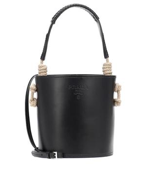 Prada | Tambour leather bucket bag商品图片,