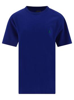 推荐Ralph Lauren Kids Logo Embroidered Crewneck T-Shirt商品
