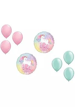LOONBALLOON | LOONBALLOON Unicron Theme Balloon Set, 2x Birthday Enchanted Unicorn Balloons and 6x latex balllons,商家Belk,价格¥135