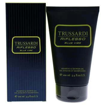 TRUSSARDI | Riflesso Blue Vibe by Trussardi for Men - 3.4 oz Shampoo and Shower Gel,商家Premium Outlets,价格¥108