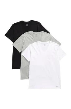 Calvin Klein | 男士V 领 T 恤 3件装 4.6折
