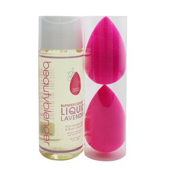巴伯尔彩妆, beautyblender | BeautyBlender 原创粉色美妆蛋2只装 + 清洁液88ml 3pcs商品图片 