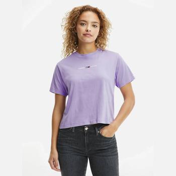 Tommy Jeans | Tommy Jeans Women's Tjw Linear Logo T-Shirt - Violet Viola商品图片,6折