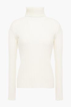 N.PEAL | Ribbed cashmere turtleneck sweater商品图片,6折起