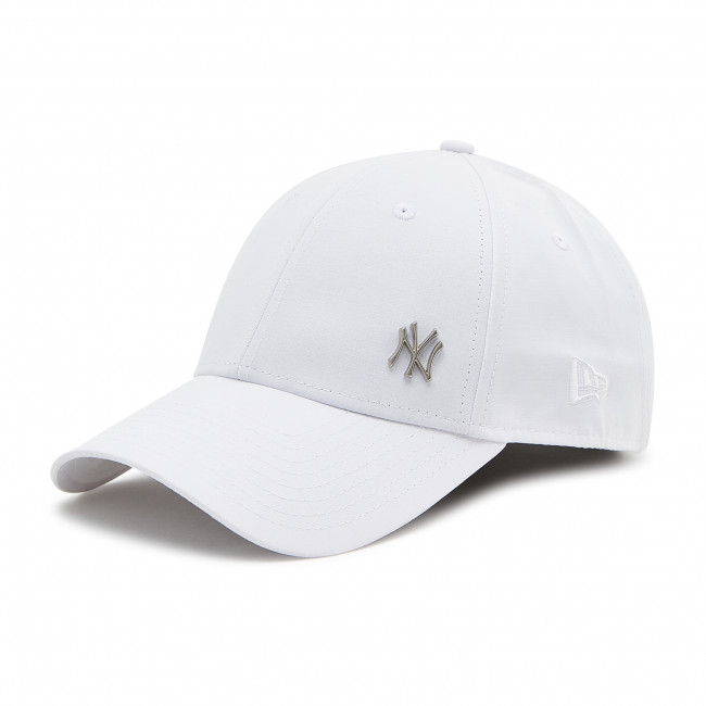 商品New Era | NEW ERA 男女同款白色棉混纺NY金属徽章棒球帽 11209938,商家Beyond Italylux,价格¥157图片