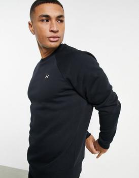 Under Armour | Under Armour Rival fleece crew sweatshirt in black商品图片,额外8.5折, 额外八五折