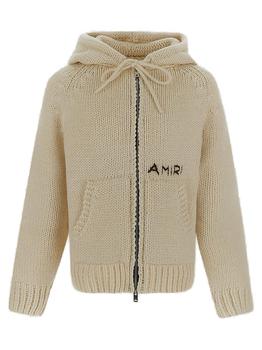 amiri卫衣, AMIRI | Amiri Logo Embroidered Zipped Hoodie商品图片 4.7折