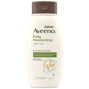 Aveeno | Daily Moisturizing Oat Body Wash For Dry Skin商品图片,满$40享8折, 满折