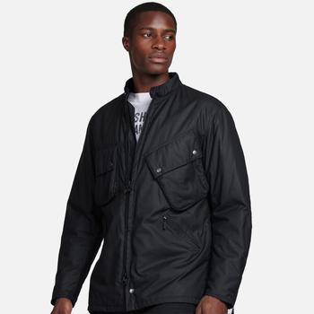 推荐Barbour X Engineered Garments Men's Harlem Wax Jacket - Black商品