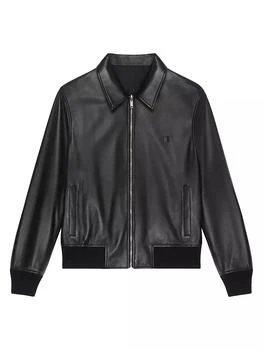 Givenchy | Reversible Bomber Jacket In Leather,商家Saks Fifth Avenue,价格¥31880