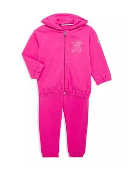 Moncler | Baby Girl's & Little Girl's 2-Piece Sweatsuit Set,商家Saks Fifth Avenue,价格¥2655