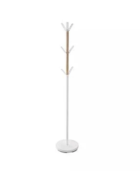 Honey Can Do | Modern Standing with Wood Accent Coat Rack,商家Macy's,价格¥389