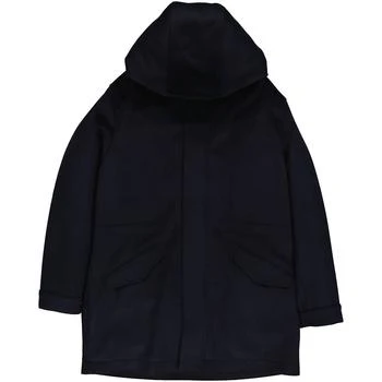 推荐Men's Blue Removable-lining Hooded Coat商品
