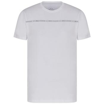 Armani Exchange | Armani Exchange Chest Band Logo T-Shirt - White商品图片,