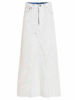 MAISON MARGIELA | Maison Margiela A-Line Midi Denim Skirt商品图片,5.7折起