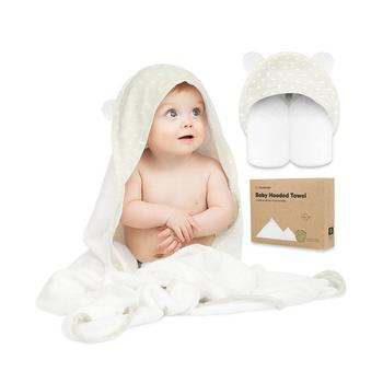 商品Baby Hooded Towel, Organic Baby Bath Towel, Baby Towels, Hooded Towel for Baby图片