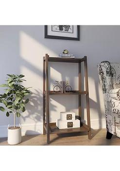 商品Modern Decorative Solid Wood Dunnsville 3-Tier Ladder Shelf, Bookcase - Espresso,商家Belk,价格¥846图片
