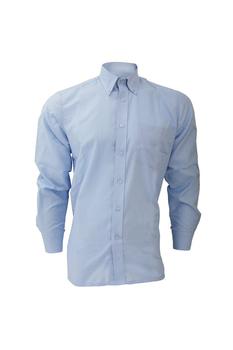 迪克斯新款, DICKIES | Dickies Long Sleeve Cotton/Polyester Oxford Shirt / Mens Shirts (Light Blue)商品图片 4.8折
