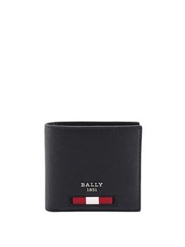 bally钱包腰包, Bally | Bally Logo Plaque Bi-Fold Wallet商品图片 8.1折