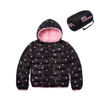 Epic Threads | Big Girls Packable Jacket with Bag, Created For Macy's商品图片,