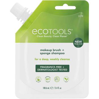 商品EcoTools | EcoTools Makeup Brush and Blending Sponge Shampoo Travel Size 100.6ml,商家LookFantastic US,价格¥33图片