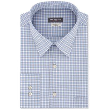 Van Heusen怎么选, Van Heusen | Van Heusen Mens Check Print Regular Fit Button-Down Shirt商品图片 1.8折