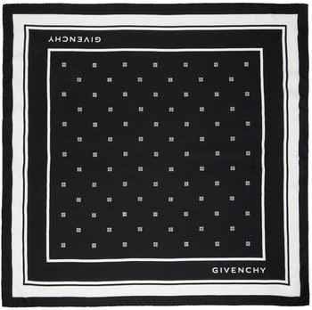 Givenchy | Black & White Plumetis Print Square Scarf 独家减免邮费