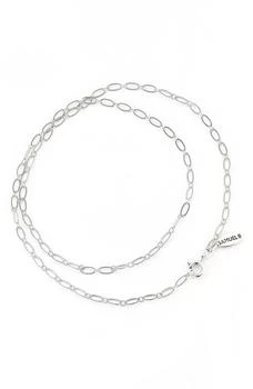 SAMUEL B. | Sterling Silver 20" Oval Link Chain Necklace,商家Nordstrom Rack,价格¥187