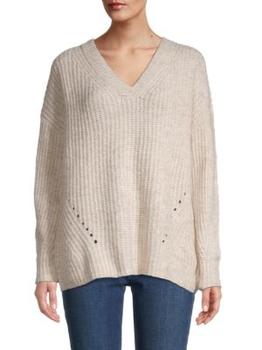Max Studio | Dolman-Sleeve Wool-Blend Sweater商品图片,4.2折, 满$150享7.5折, 满折