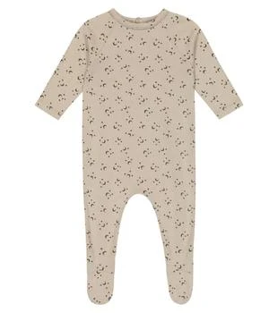 Bonpoint | Baby printed cotton jersey onesie 6折, 独家减免邮费