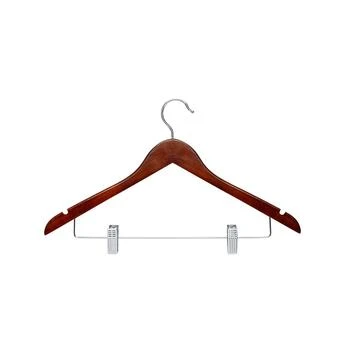 Honey Can Do | Cherry Wood Suit Hangers, Set of 12,商家Macy's,价格¥344