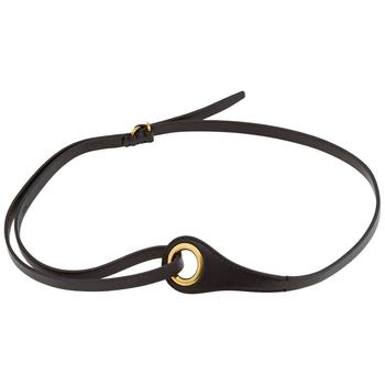 加拿大巴宝莉皮带, Burberry | Grommet Detail Lambskin Belt In Black商品图片 6.9折