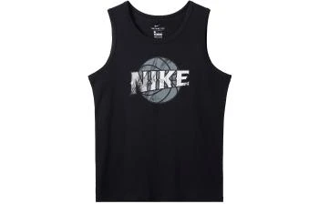NIKE | [预售3天]篮球印花图案运动休闲速干透气无袖背心 男款 黑色,商家AMRAP,价格¥285