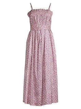 Tory Burch | Floral Ruffle-Top Maxi Dress商品图片,