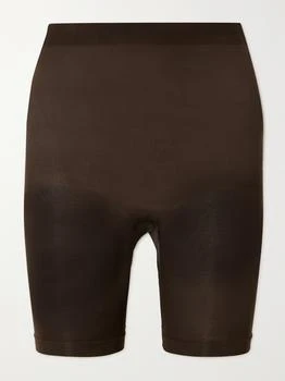 SKIMS | Seamless Sculpt 塑形中长短裤 （颜色：cocoa）,商家NET-A-PORTER,价格¥370