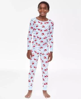 Holiday Lane | Little & Big Kids Santa Cotton Snug Fit Matching Family Pajamas Set, Created for Macy's,商家Macy's,价格¥137