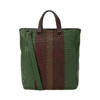 推荐BOTTEGA VENETA 女士绿色托特包 324694-VBG80-3048商品