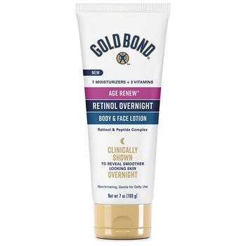 Gold Bond | Age Renew Retinol Overnight Body & Face Lotion商品图片,8.3折, 独家减免邮费